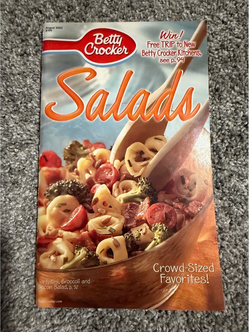 Betty Crocker Salads Cookbook August 2003 Issue